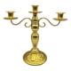 thumbnail image 1 of Candelabro elegante de 11,6 pulgadas de alto, decoración de candelabro, soporte para velas para fiesta, Halloween, chimenea, hogar Oro, 1 of 9
