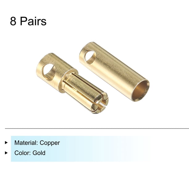 4MM MÂLE ET Femelle Banane Fiche Haut-Parleur Bouchon Câble Connecteurs