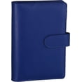 thumbnail image 1 of A6 Pu Leather Budget Binder Refillable 6 Ring Notebook Binder For A6 Refill Paper (a-5-f6), 1 of 4
