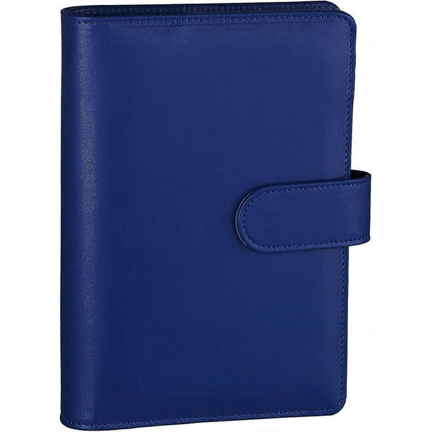 A6 Pu Leather Budget Binder Refillable 6 Ring Notebook Binder For A6 Refill Paper (a-5-f6)
