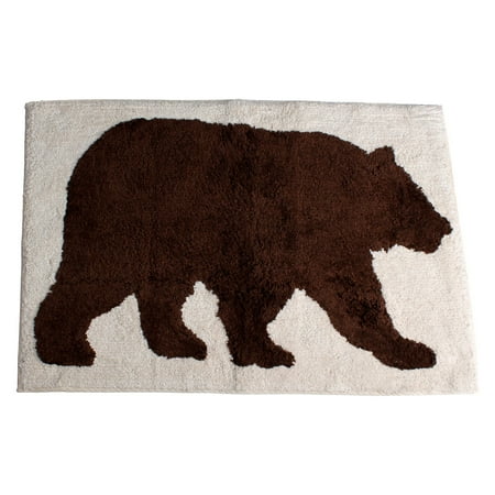 Saay Knight Ltd Natures Trail Bear Bath Rug Saay Knight Ltd Natures Trail Bear Bath Rug