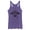 Purple Heather, variant on Women's Nintendo Legend of Zelda Link's Awakening Owl Hieroglyphic Racerback Tank Top Purple Heather Small