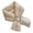 Apricot, variant on Winter Down Scarf Women and Men Down Filling Plain Windproof Lightweight Neck Warmer Padded Scarves for Cycling Hiking