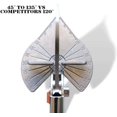thumbnail image 5 of Multi Angle Miter Cutter | + Spare Blade | Hand Scissors Multipurpose Tool | 45-135 Degree Cutting | Stainless Steel, Rubber Handle & Safety Lock | Miter Shears, Trim, Chamfer & Quarter Round Cutters, 5 of 5