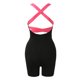 thumbnail image 2 of Gibobby Bañador de una pieza Mujeres Casual sin tirantes Halter vendaje Sheathy Jumpsuit Drawstring Playsuits traje de baño(Rosa caliente,CH), 2 of 5