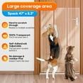 thumbnail image 3 of Protector antiarañazos para gatos y perros Door Guard FTSTC, paquete de 5 unidades, transparente, 3 of 7