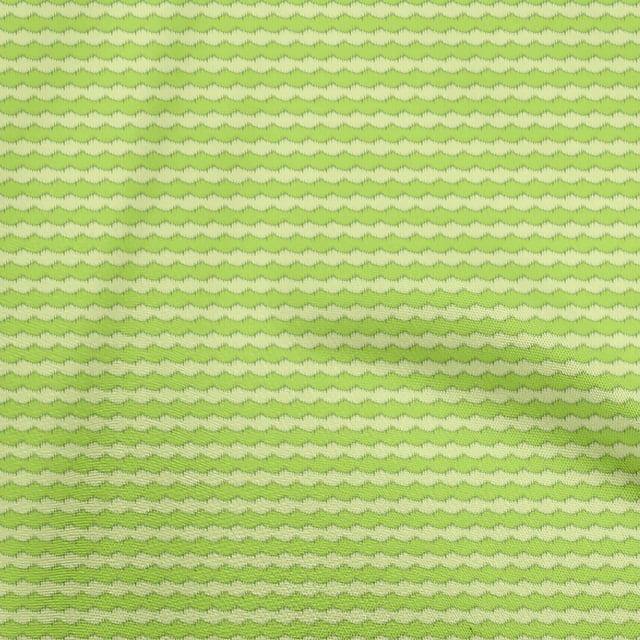 oneOone Polyester Lycra Green Fabric Asian Ikat Craft Projects Decor Fabric Printed By The Yard 56 Inch Wide