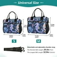 thumbnail image 2 of Seahorse with Jellyfish Cooler Bag Lunch Bag Soft Cooler Cooling Tote Insulated Lunch Box for Adult Men Women, 2 of 6