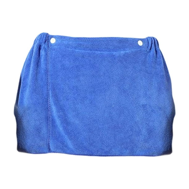 Toalla de baño para hombre, suave, de secado rápido, ideal para hoteles, playas, baños, duchas y piscinas. Azul