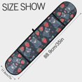 thumbnail image 3 of Dailycode Double Sided Oven Mitt with Loop Heat Resistant Kitchen Long Potholders 7" x 35" Cute Bear and Strawberry, 3 of 6