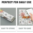 thumbnail image 6 of Watercolor Floral Placemats Set of 4 Spring Flower Placemats Farmhouse Vintage Place Mats Washable Linen Placemats for Party Kitchen Dining Picnic Decorations 12 X 18 Inch, 6 of 6