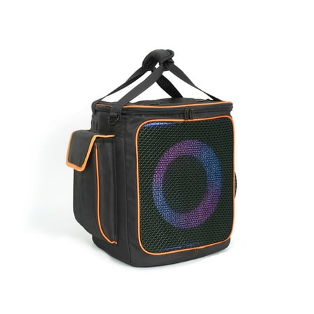 PatungKu Shockproof Portable Speaker Cover Padded Interior And External Accessory Pouches
