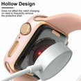 thumbnail image 5 of Defense Case with Integrated Tempered Glass Screen Protector for Apple Watch 41mm Series 7 - Pink, 5 of 10