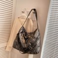 thumbnail image 4 of Bolso cruzados de otoño e invierno de mensajero acolchados de algodón de compras acolchados, 4 of 9