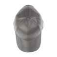 thumbnail image 4 of NYfashion101 Unisex Adjustable PU Leather Precurved Bill Baseball Cap Hat - CC Gray, 4 of 4