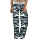 thumbnail image 1 of Pantalones termicos Gibobby mujer pierna ancha con cordón y Estampado elástico Gris S, 1 of 5
