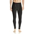 thumbnail image 1 of Mens Tech Grid Pants Performance Baselayer Pant Thermal Underwear, Black, Size: X-Large, 1 of 1