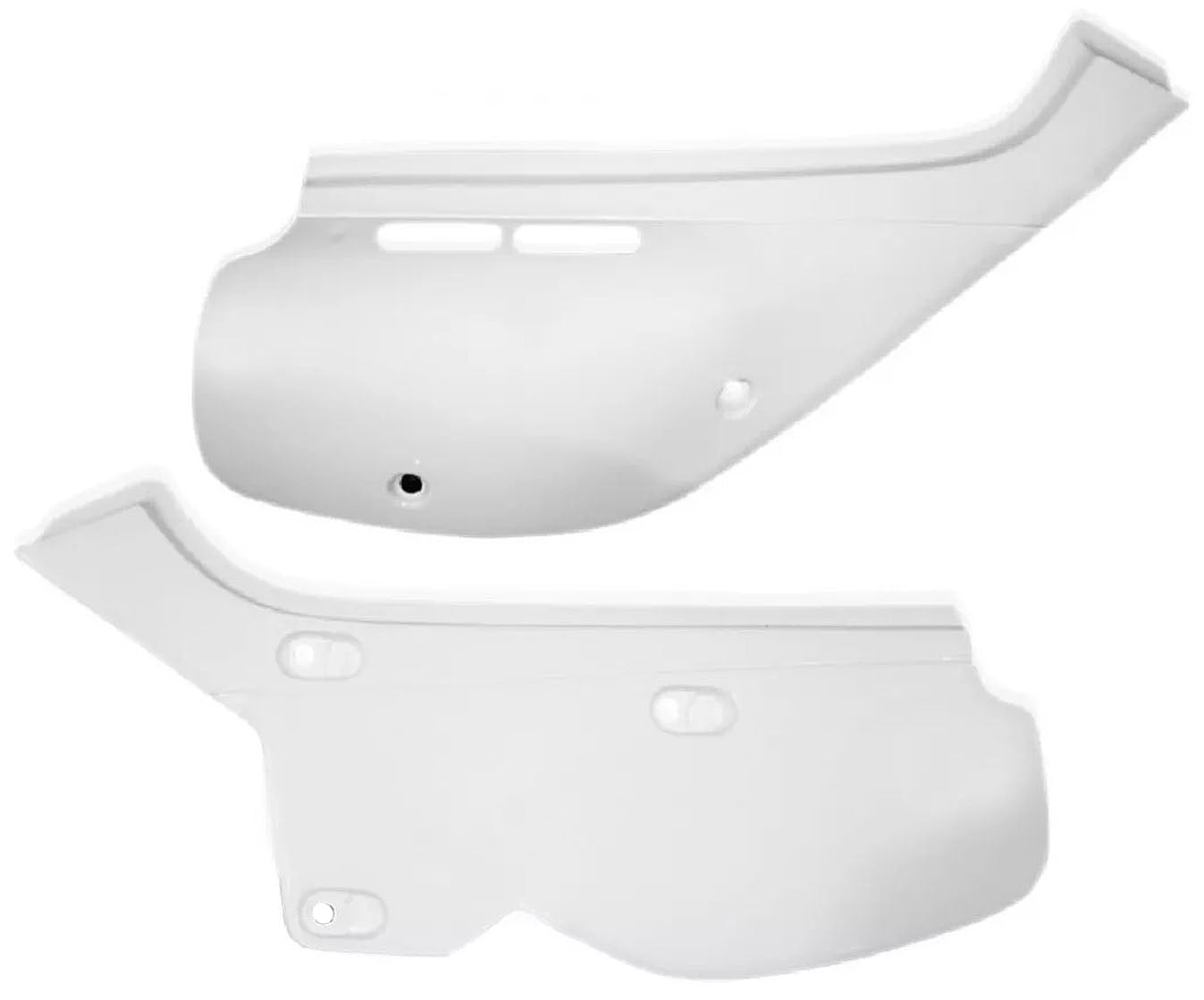 UFO White Plastic Rear Side Panels for '8802 Honda XR600 (HO02639041