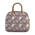 thumbnail image 2 of Womens Pioneer Flower Floral Print Pattern Lunch Box for Work,Insulated Lunch Bag for Women,Loncheras Para Mujer,Leakproof Adult Lunch Bag for Work,Beach,Travel,Picnic,Camping, 2 of 7