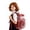 01_Red, variant on UJNDER Transparent Kids Backpack with Clear Front Pocket Lightweight Daypack for School Commuting and Travel Activities School Backpack for Girls,02_Pink,Mid