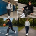 thumbnail image 3 of Lee Boys' Sweatpants - 4 Pack Basic Cozy Active Fleece Jogger Pants with Pockets (4-20), 3 of 7