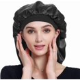thumbnail image 3 of WWS-Long Satin Bonnet Sleep Capu2013 Double Layer, Soft Elastic Band, 3 of 4