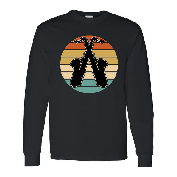 Inktastic Saxophone Music Vintage Band Long Sleeve T-Shirt
