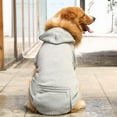 thumbnail image 2 of Dog Winter Coat Pet Jacket Plaid Reversible Vest Cold Weather Dog Clothes Pet Apparel for Small Medium Large Dogs Gray XS, 2 of 4