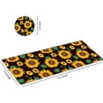 thumbnail image 4 of Large Gaming Mouse Pad with Stitched Edges, Desk Pad Protector, Computer Keyboard Mouse Mat Non-Slip Cute Desk Decor for Home/Office/Study Accessories+ Coaster, Sunflower Yellow, 4 of 5