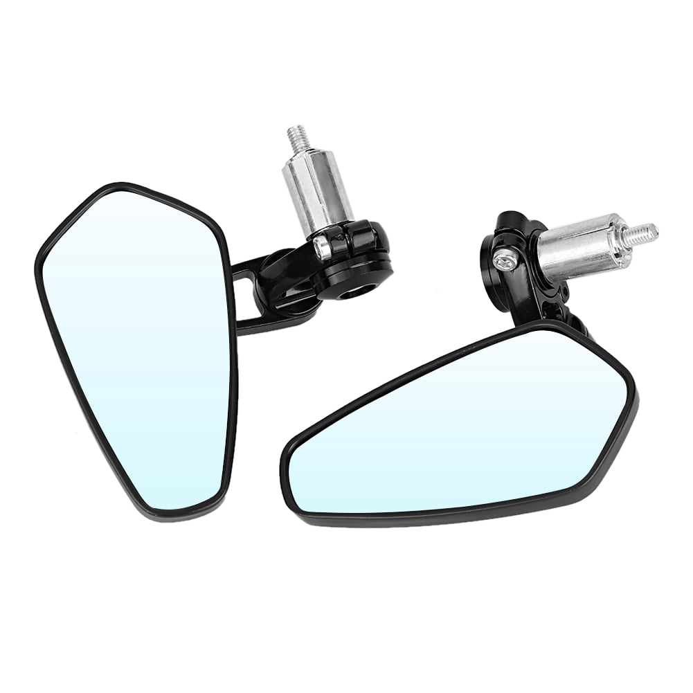 22mm 7/8" Motorcycle Motorbike Rearview Side Rear View Mirrors Handle Bar End