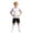 White, variant on LPKRT Boys 2 Piece Matching Clothing Set Short Sleeve And Shorts Two Piece Sports Training Breathable Lightweight Outfits Sets Black 3XL