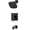 Matte Black, variant on Symmons 4992TRM Verity Tub And Shower Trim Package - Chrome