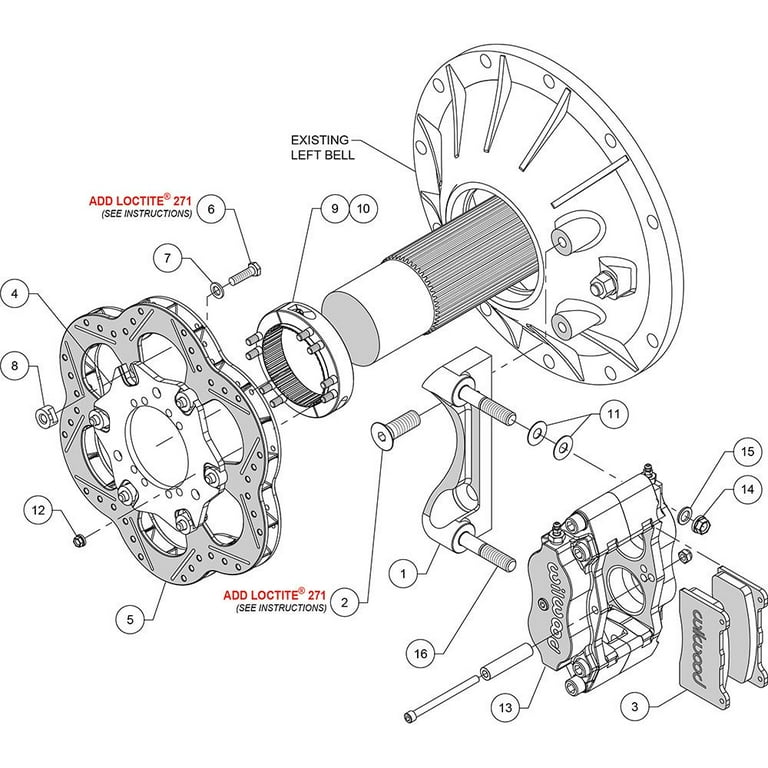 Wilwood Rear Inboard Sprint Kit w/10.5in Scalloped Rotor Wilwood Rear Inboard Sprint Kit w/10.5in Scalloped Rotor