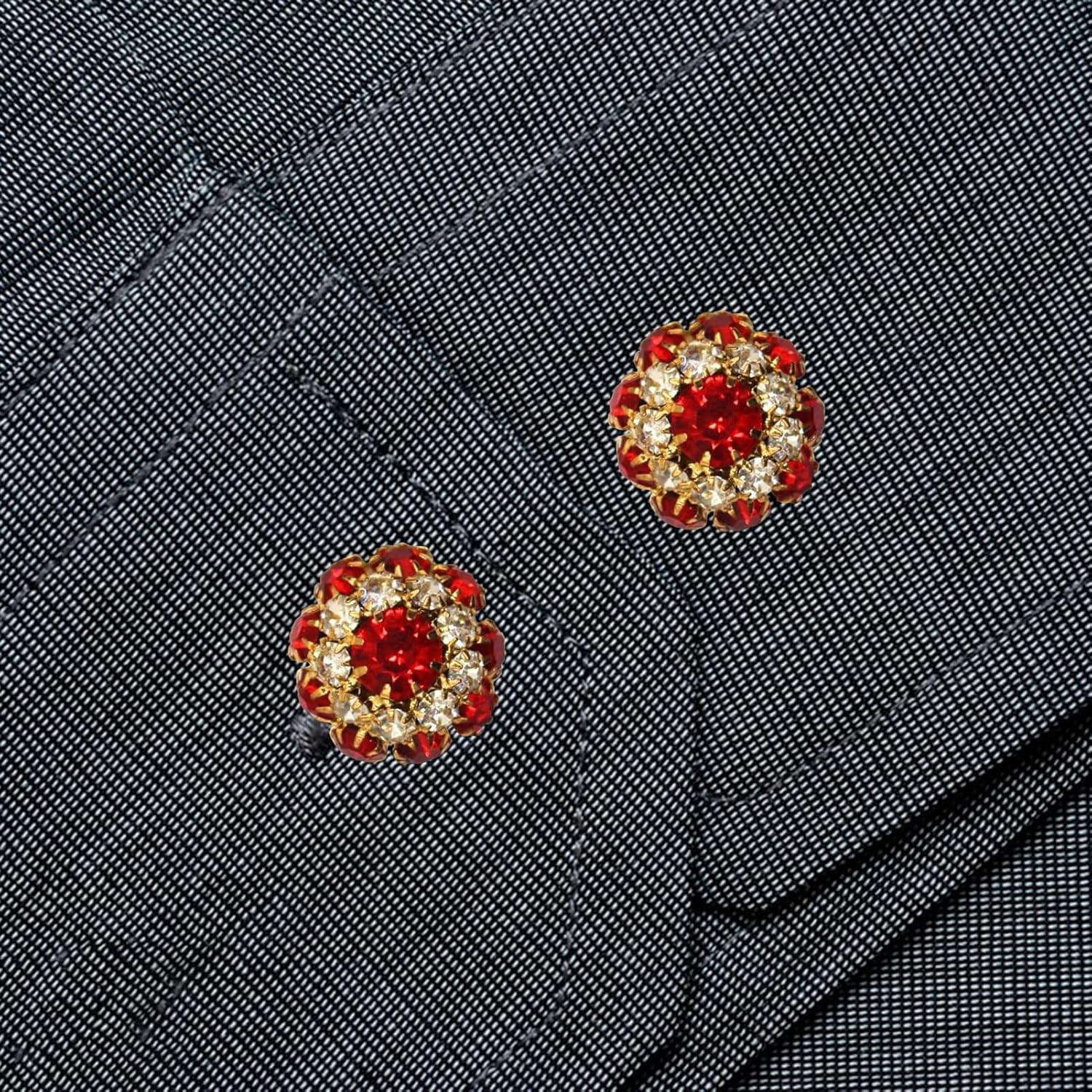 10PCS Rhinestone Button Covers,Crystal Buttons for Clothing,Detachable Shirt Button Clips Buttons Jewelry,Button Snaps with Pliers Press,Decorative Buttons for Dress Suit Tux Shirt Accessories