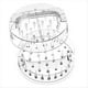 thumbnail image 1 of Desmenuzadora de Pollo Portátil, de Pechuga de Pollo Transparente, Desmenuzadora de Carne con Ergonómico Desmontable., 1 of 5