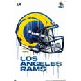 thumbnail image 4 of NFL Los Angeles Rams - Drip Helmet 20 Wall Poster, 14.725" x 22.375" Framed, 4 of 4