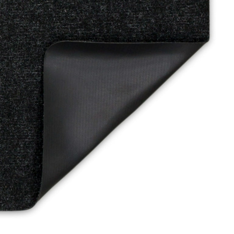 Mohawk Home Wide Wale Indoor/Outdoor Polyester Utility Mat, Coal