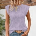 thumbnail image 5 of Womens V Neck Cap Sleeve Tshirts Casual Tops Cute T Shirts Summer Clothes Vintage Basics Tee, 5 of 7