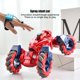 thumbnail image 2 of 4WD RC Car Radio Gesture Induction Spray Music Light Twist High Speed Stunt Remote Control off Road Drift Vehicle Car Model heqiyong LED, 2 of 2