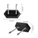 thumbnail image 4 of Skateboard Wall Mount 2-Pack - Floating Effect Display, Durable Hanger Storage for Home & Garage Organization, 4 of 5