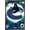 Bronze Framed Version, variant on NHL Vancouver Canucks - Maximalist Logo 23 Wall Poster, 14.725" x 22.375" Framed