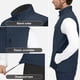 thumbnail image 5 of Chaleco Softshell ligero para hombre de 33 000 pies, chaqueta sin mangas a prueba de viento con cremallera y forro polar para Golf, correr, senderismo, 5 of 5