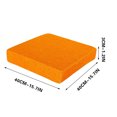 thumbnail image 3 of Dadiaei Memory Foam, Ergonomic Design, Home Decor - Sponge Cushion Velvet Solid Wood Sofa Cushion Window Cushion Warm And Comfortable Tatami Cushion for Living Room and Bedroom, 3 of 4
