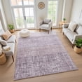 thumbnail image 7 of Addison Rugs Mayfield Premium Machine Washable Transitional Geometric Purple Rectangle Rug, 8' x 10', 7 of 7