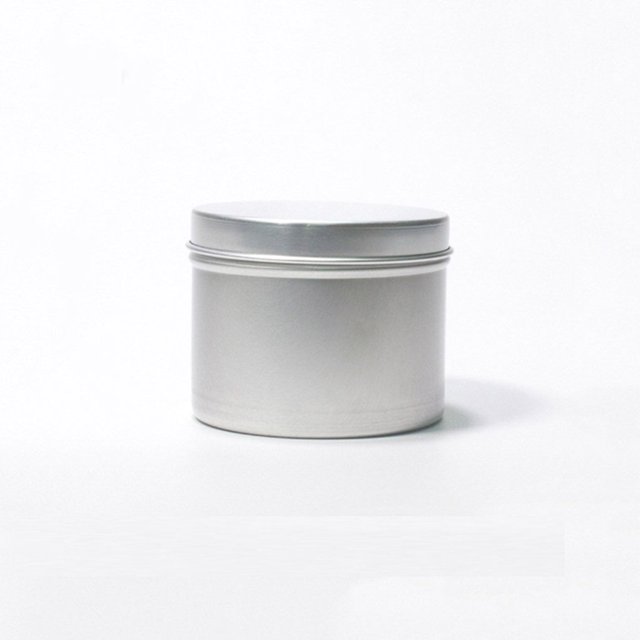 Matsuzay Tarro de aluminio vacío con tapa, latas de almacenamiento de varios tamaños, caja de regalo rellenable, joyería, moneda, pendientes, Almacenamiento y organización del hogar 100ml/65*50mm