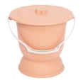 thumbnail image 2 of Escupidera para El Tapa Y Asa, Bote de Inodoro Portátil Grueso, Botella de Cubo para , Adultos, Mujeres, Mayores , naranja 6.5L Naranja Salvador Escupidera doméstica, 2 of 5
