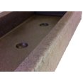 thumbnail image 4 of 38 Inch Low Profile Resin Trough Planter with Carved-Stone Finish - Monzanite, 4 of 6