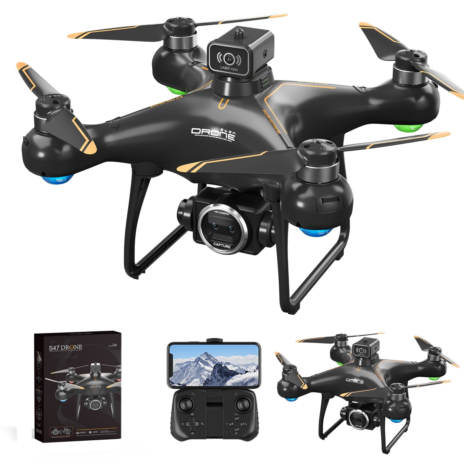 Dron con cámara para adultos, liquidación, dron FPV con cámara ESC HD ...