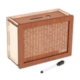 thumbnail image 3 of Hucha de madera con contador, caja de ahorros en efectivo, caja de ahorro creativa Retro, novedad para niños, niñas, adultos y niños, regalo para 5000euros, 3 of 9