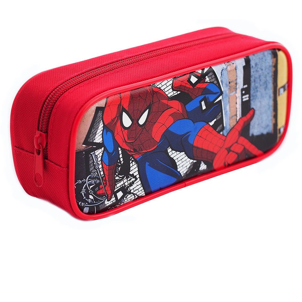 Details about   Marvel Spider-man Spider Sense Red Color Pencil Case Pencil Pouch 